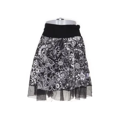 Kjol (Svart, Vit, Flerfärgad) från Fabriqué en France Bomull, Elastan