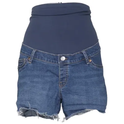 Short maternité (Bleu) de H&M Mama Coton, Élasthane, Polyester
