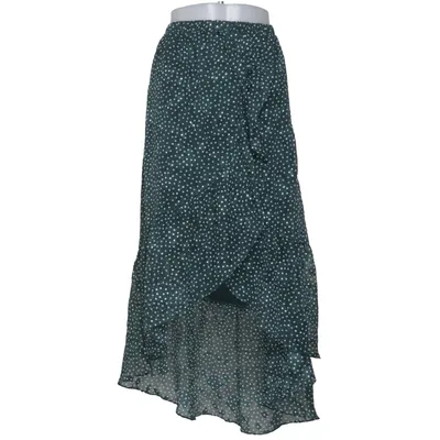 Wrap skirt (Green, White) from The Slow Label Polyester