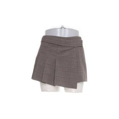 Jupe-short (Marron) de Zara Élasthane, Polyester, Viscose