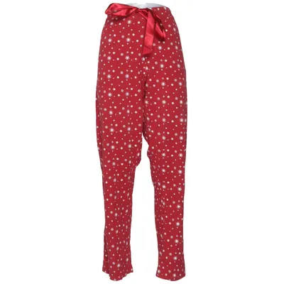 Pantalon de pyjama (Rouge, Blanc) de ICA Élasthane, Coton biologique
