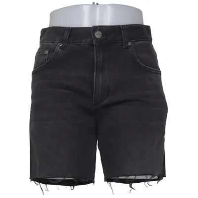 Denim shorts (Black) from Anine Bing Cotton, Elastane