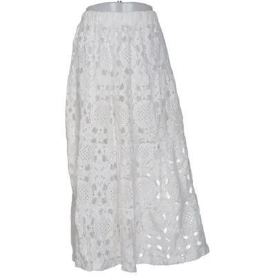 Jupe longue (Blanc) de ASOS Design Coton, Polyamide