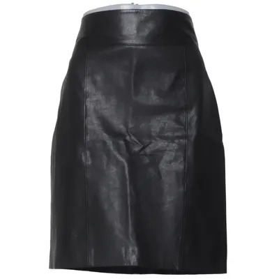 Jupe (Noir) de Saki Cuir, Polyester