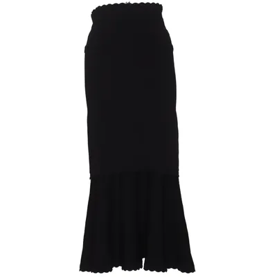 Maxirock (Schwarz) von Victoria Beckham Elasthan, Polyamid, Viskose