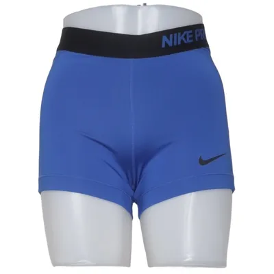 Short de compression (Bleu, Noir) de Nike Pro Élasthane, Polyester