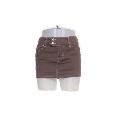 Spijkerrok (Bruin) van Divided by H&M Katoen, Elastaan, Polyester