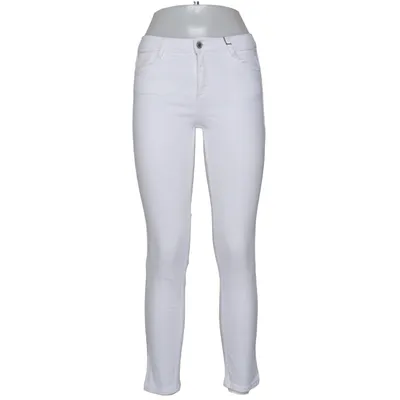 Jeans (White) from Zara Trafaluc Denim Collection Cotton, Elastane