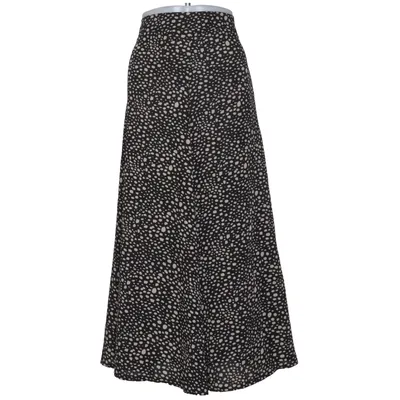 Maxi rok (Zwart, Beige) van Ambika Polyester