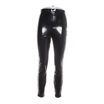 Vinyl broek (Zwart) van Zara Elastaan, Polyester