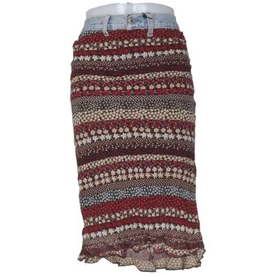 Skirt (Red, Multicolored) from Free Paris Polyester