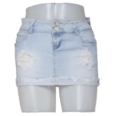 Denim skirt (Blue) from Simply Chic Cotton, Elastane