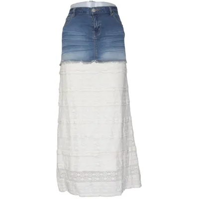 Jupe en jean (Bleu, Blanc) de Rosebud