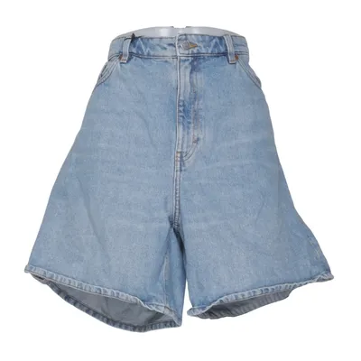 Denim shorts (Blauw) van Monki Katoen