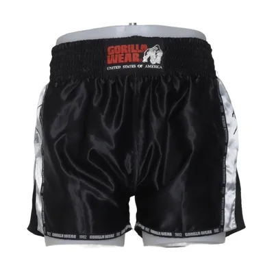 Martial arts pants (Black, Silver) from Gorilla Wear Polyester