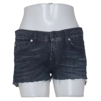 Denim shorts (Blauw) van 7 for All Mankind Katoen, Elastaan