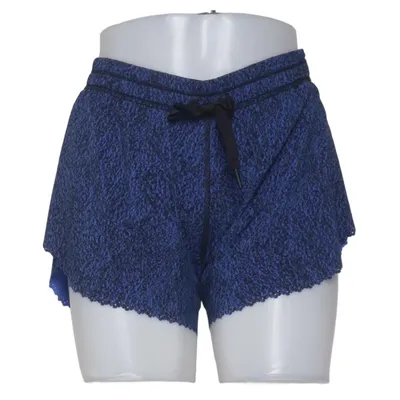 Short de sport (Bleu, Noir) de Lululemon Athletica Élasthane, Polyamide, Polyester recyclé