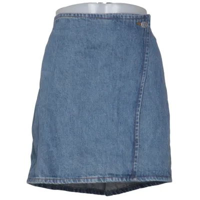 Wikkelrok (Blauw) van Monki Katoen