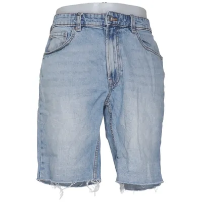 Denim shorts (Blauw) van Vailent Katoen, Elastaan