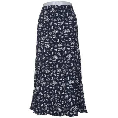 Maxi skirt (Blue, White) from Strandfein Polyester, Viscose