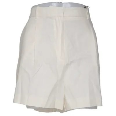 Shorts (White) from Zara Linen, Viscose