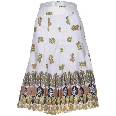 Kjol (Vit, Flerfärgad) från Simple Wish Bomull, Polyester