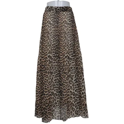 Maxi skirt (Beige, Black) from Ganni Polyester