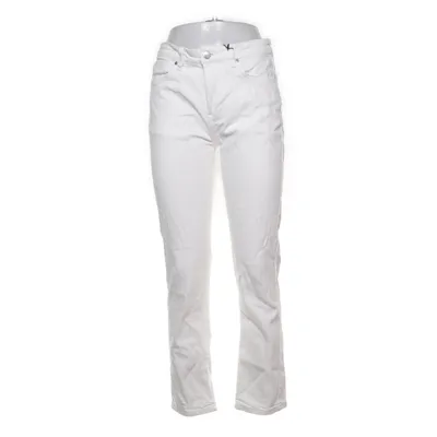 Jeans (Vit) från Never Denim Elastan, Återvunnen bomull