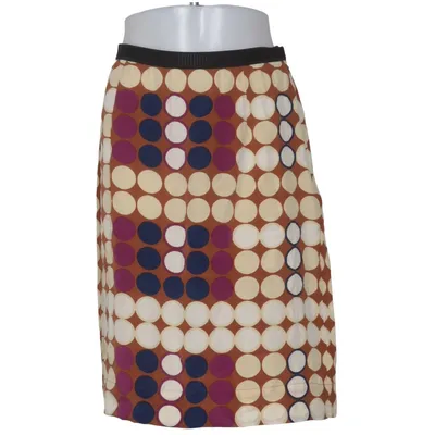 Jupe (Marron, Multicolore) de Marni at H&M Soie