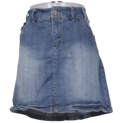 Denim skirt (Blue) from XLNT by KappAhl Cotton, Elastane
