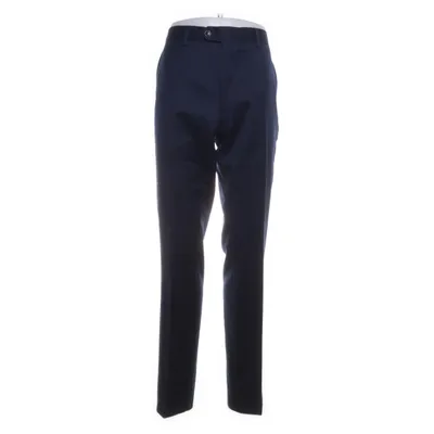 Suit pants (Blue) from Linus Hamburg Wool, Polyester, Cotton