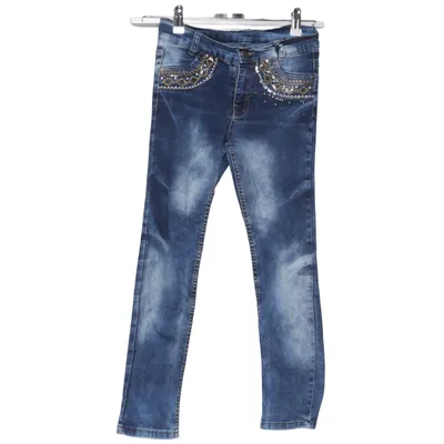 Jeans (Blå) från Alura Bomull, Elastan