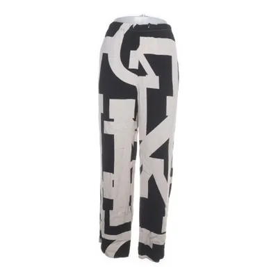Palazzo broek (Zwart, Meerkleurig) van H&M Trend Viscose, Lyocell, Linnen