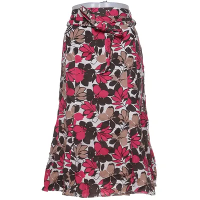 Nederdel (Hvid, Pink, Brun) fra Papaya Linned, Polyester, Viscose