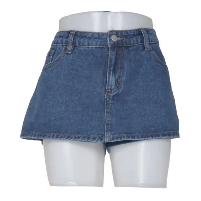 Skort (Blauw) van Superdown Katoen