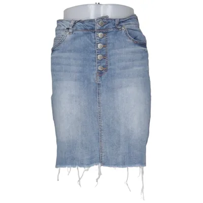 Jeanskjol (Blå) från Highway Jeans Bomull, Elastan, Polyester