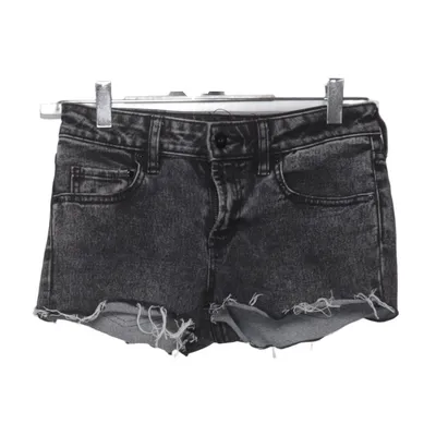 Short en jean (Gris) de H&M Young Coton, Élasthane, Polyester, Viscose