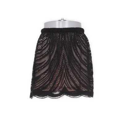 Kjol (Svart, Beige) från Zara Woman Polyester