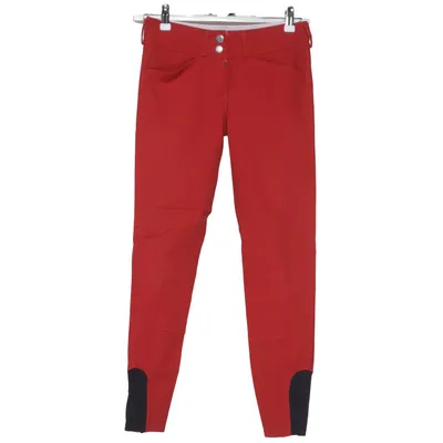 Pantalon d'équitation (Rouge) de Kingsland Coton, Élasthane, Polyamide