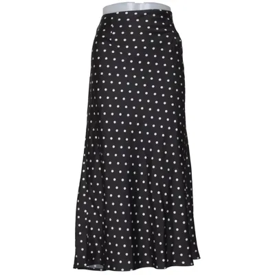 Slå om-nederdel (Sort, Hvid) fra Peppermayo Polyester