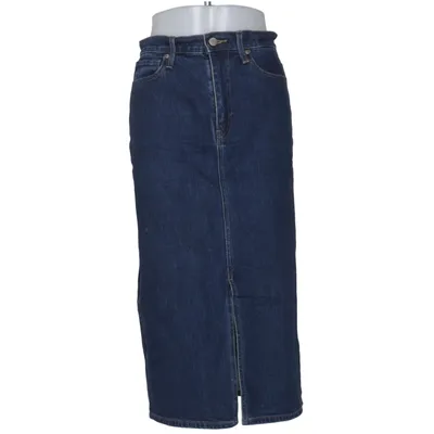 Spijkerrok (Blauw) van Uniqlo Jeans Katoen, Elastaan, Polyester