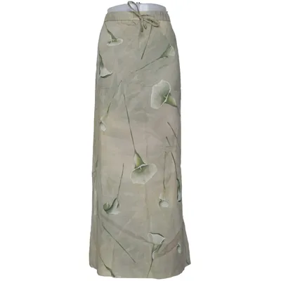 Maxi skirt (Green) from Gardeur Acetate, Linen, Polyamide, Viscose