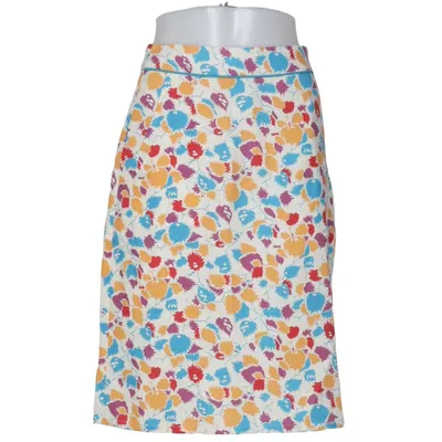 Nederdel (Hvid, Flerfarvet) fra Fever London Linned, Viscose