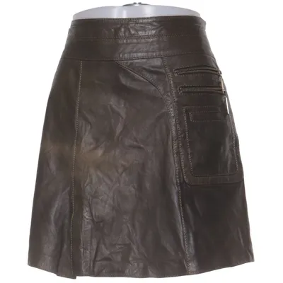 Läderkjol (Grön) från ONSTAGE Denmark Skinn