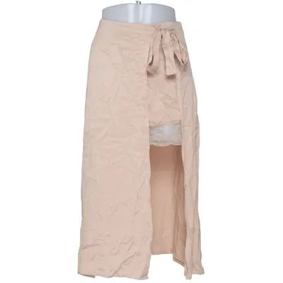 Wikkelrok (Beige) van Zara Trafaluc Collection Polyamide, Viscose