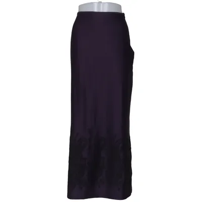 Maxi nederdel (Lilla, Sort) fra Impulse Polyester