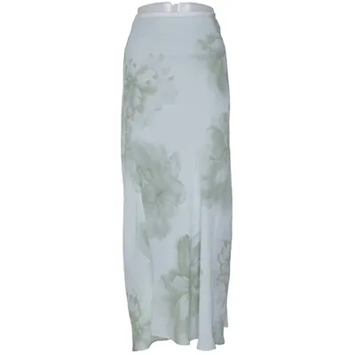 Långkjol (Grön) från Essence Polyester