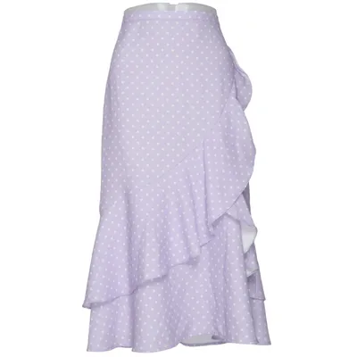 Wikkelrok (Lila) van Queen of Jetlags x NA-KD Polyester