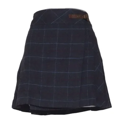 Rok (Blauw, Meerkleurig) van Tommy Hilfiger Leer, Polyamide, Polyester, Viscose, Wol