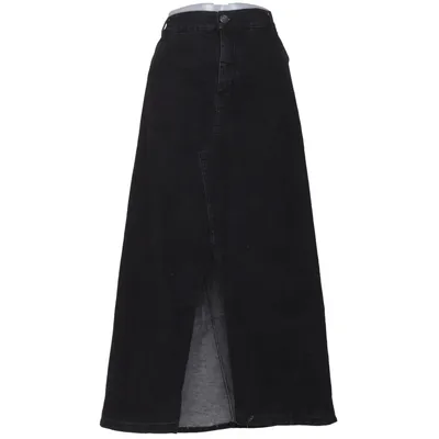 Jeansnederdel (Sort) fra Angel of Style Bomuld, Elastan
